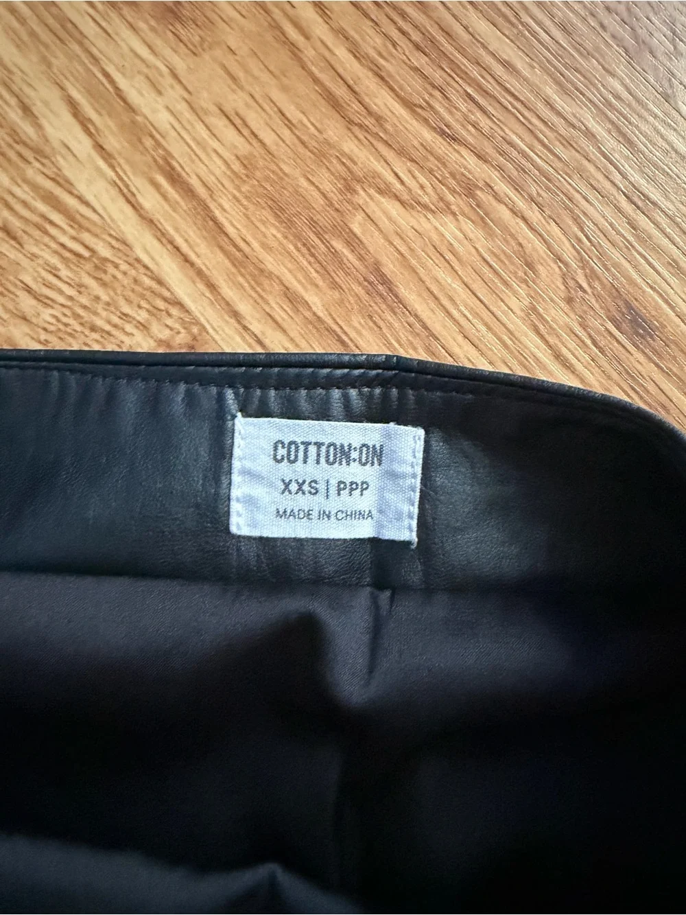 Cotton On Leather Mini Skirt